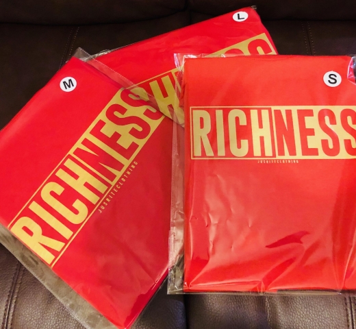 Add to cart: “JRC RICHNESS T-Shirt Red & Gold” JRC RICHNESS T-Shirt Red & Gold