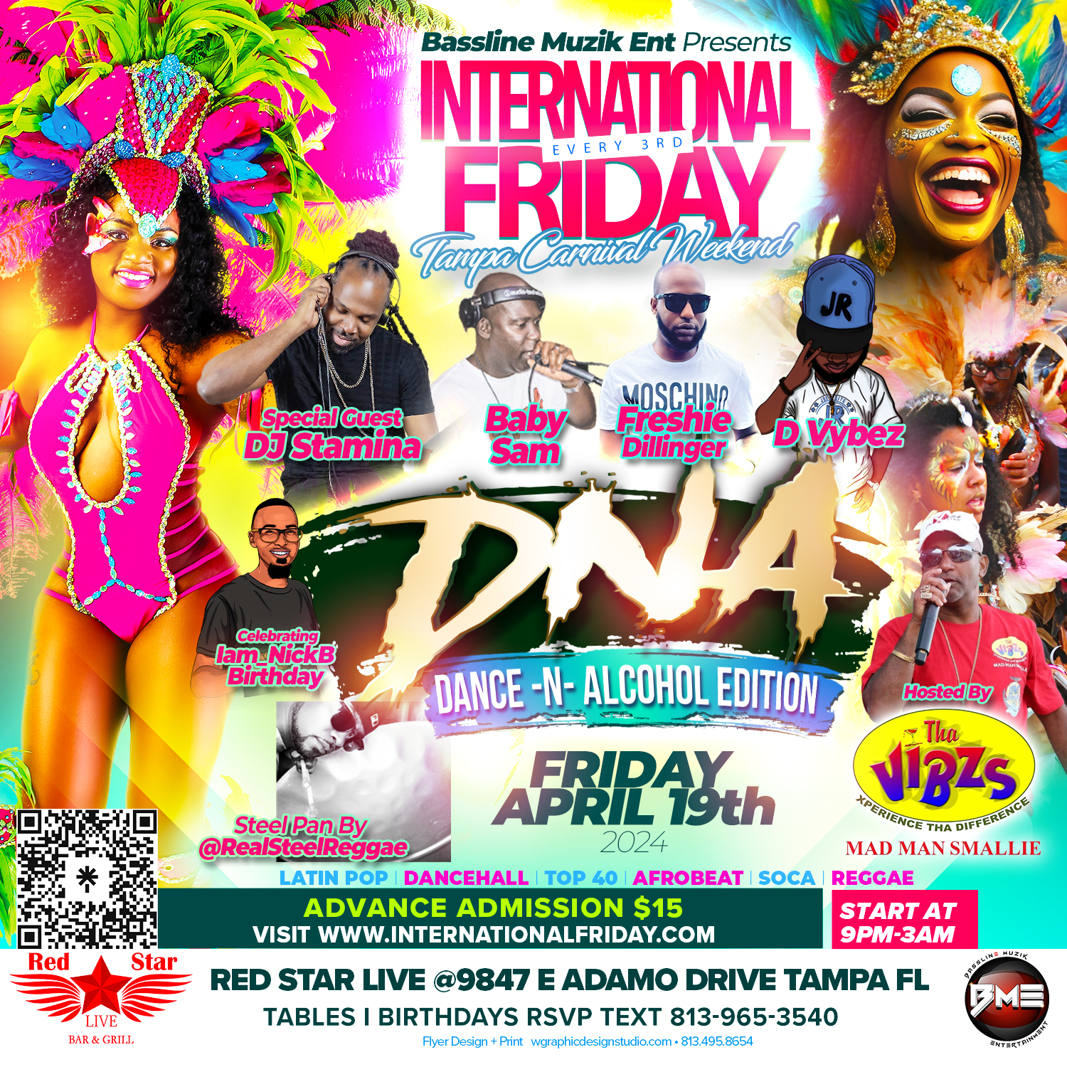 International Friday - Dna Edition ( Dance N Alcohol)